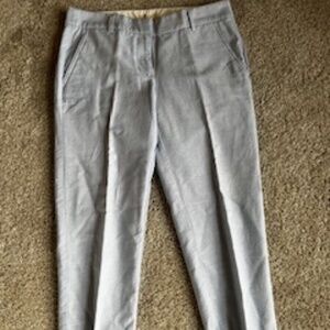 J Crew Size 4 Light Blue Chino Ankle Cropped Pants